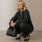 Tanya Stiped Shirt - Black