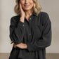 Tanya Stiped Shirt - Black