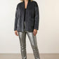 Paloma  Velvet Blazer Jacket with Pockets in Silver