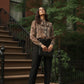 Nicole Animal Print Shirt - Brown