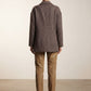 Kate Buttoned Coat - Brown
