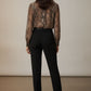 Nicole Animal Print Shirt - Brown