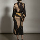 Isabella Printed Maxi Satin Skirt