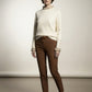 Tanya Sweater Knit With Polka Dot Details - Beige