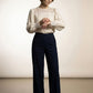 Leona Blouse with Embroidered Details - Beige