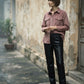Melina Ribbed Light Jacket - Rose