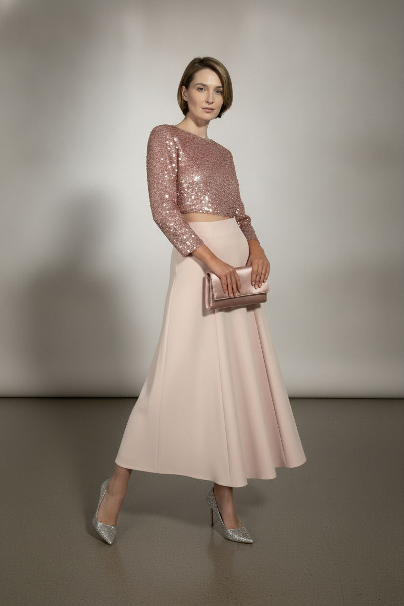 Jo Jo Maxi Skirt - Beige