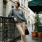 Evelyn Bomber Jacket - Grey