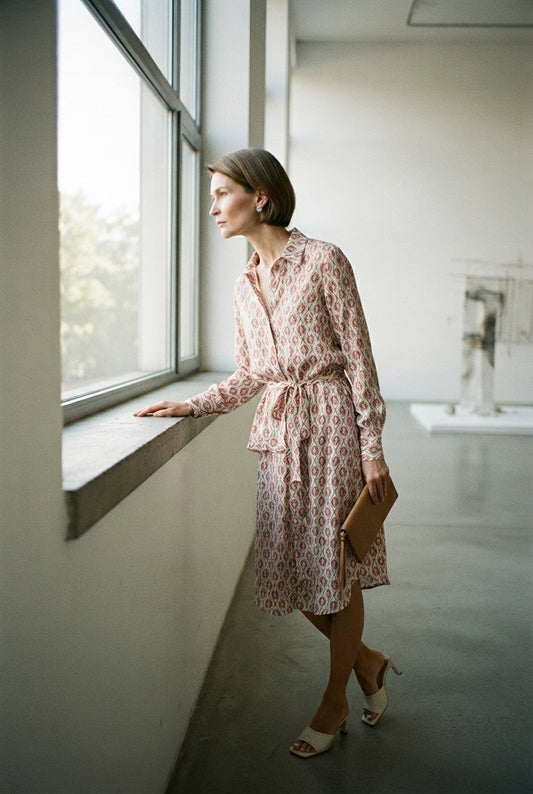 Mariana Printed Shirt Dress