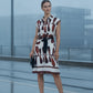 Bella Printed Shirt Dress with Belt