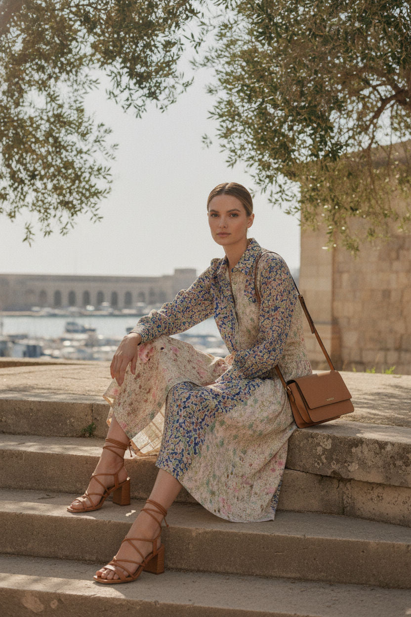 Liv Floral Shirt Dress
