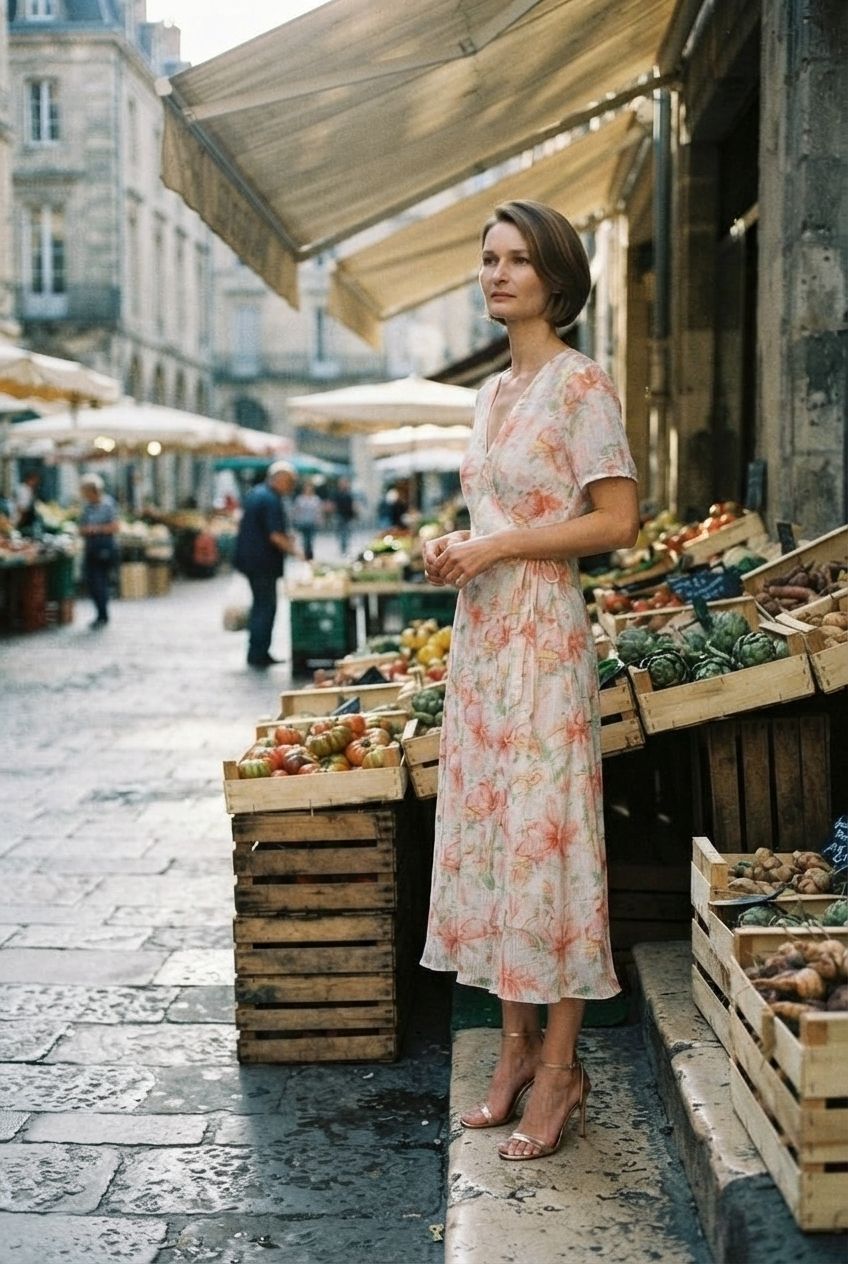 Bella Floral Wrap Dress
