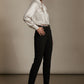 Lorna Bowknot Metallic Shirt - Beige