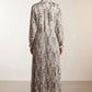 Sophia Printed Dress - Grey