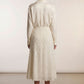 Mona Skirt with Wave Pattern - Beige