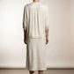Flora Beige Satin Shirt