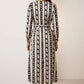 Marah Chain Print Dress