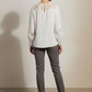 Leona Blouse with Embroidered Details - White