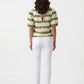 Lola Striped Crop Top - Green
