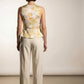 Amy Draped Neck Floral Top