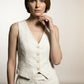 Daisy Tailored Vest - Beige