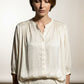 Flora Beige Satin Shirt