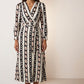 Marah Chain Print Dress