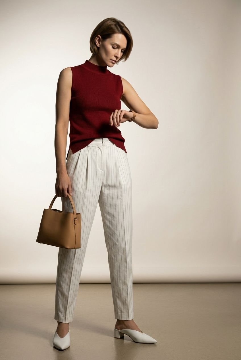 Sweater vest - Red