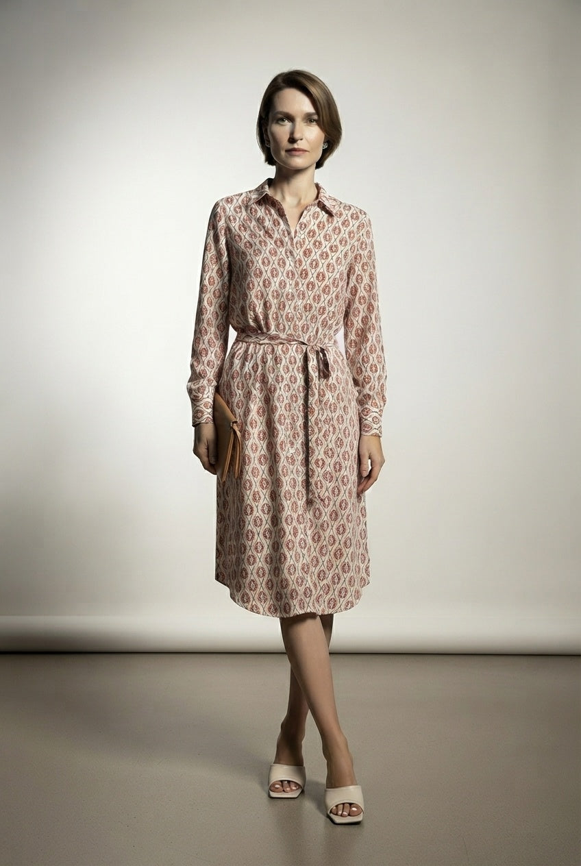 Mariana Printed Shirt Dress