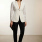 Orlagh Single Button Lace Blazer - Beige