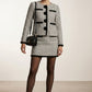Maeve Tweed Blazer - Black and White