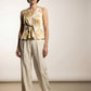 Amy Draped Neck Floral Top