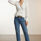 Sarah Woven Wrap Top