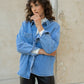Cheri Denim Shirt - Light Blue