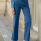 Gabrielle Wide Leg Jeans - Dark Blue