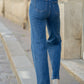 Gabrielle Wide Leg Jeans - Dark Blue