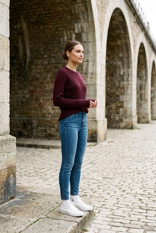 Dark Wash Denim Skinny Jeans