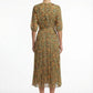Audrey Printed Midi Dress