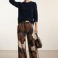 Navy Jumper with Midi Sleeves