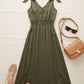 Bella Elastic Waist Maxi Dress - Khaki