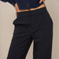Willy Wide Leg Pants - Navy