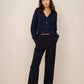 Willy Wide Leg Pants - Navy