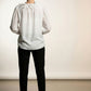 Ann Ruffle Blouse with Bow Tie - White