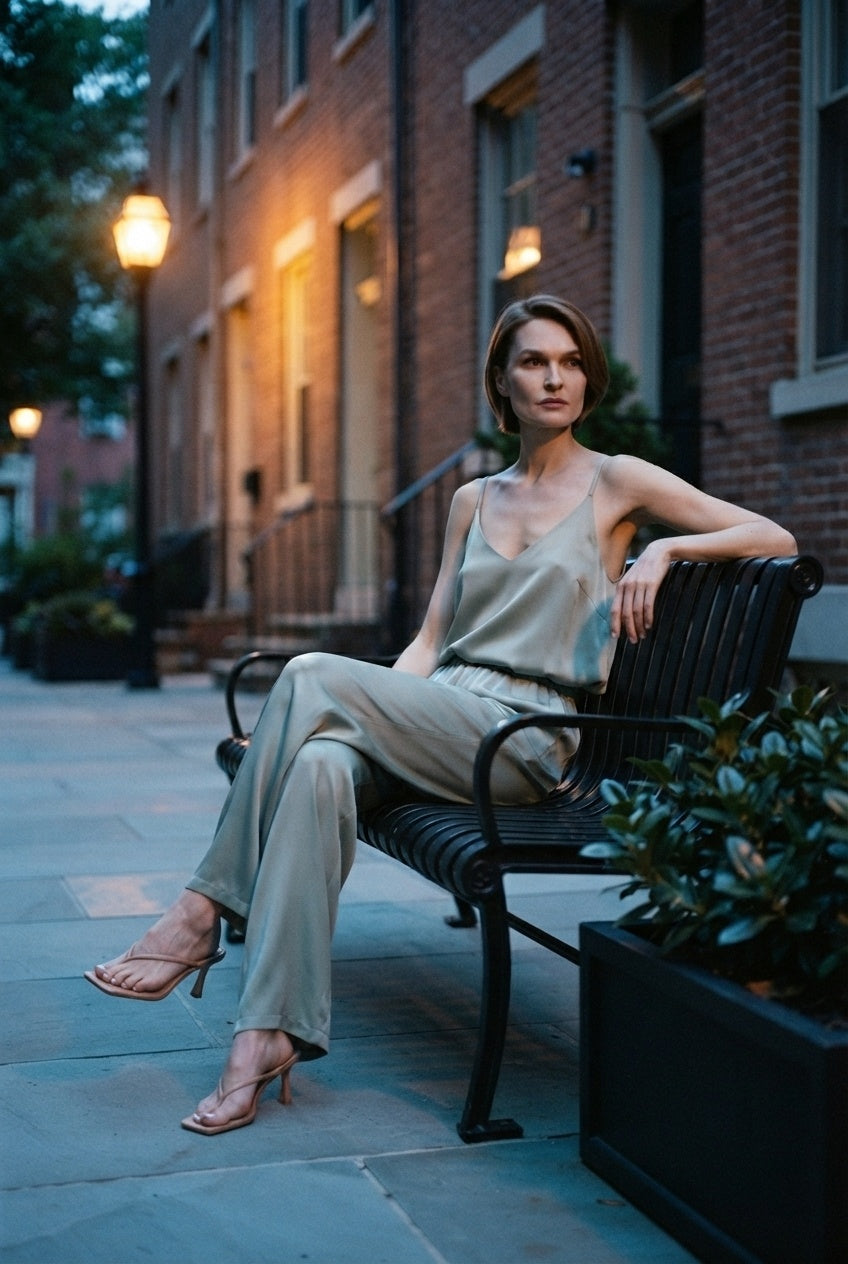 Diane Jumpsuit - Green