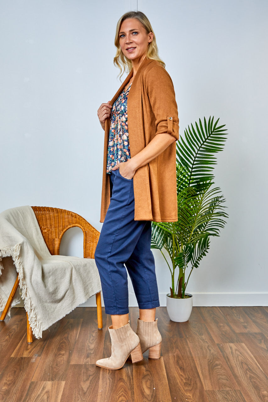 Mary Camel Cardigan