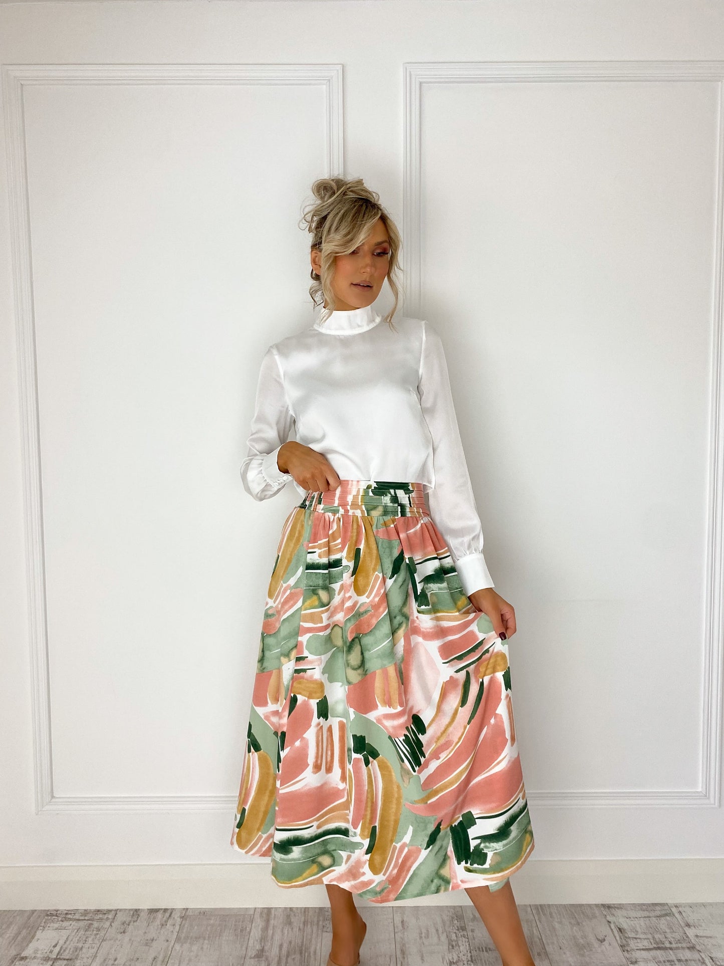 Suzanne Printed Maxi Skirt