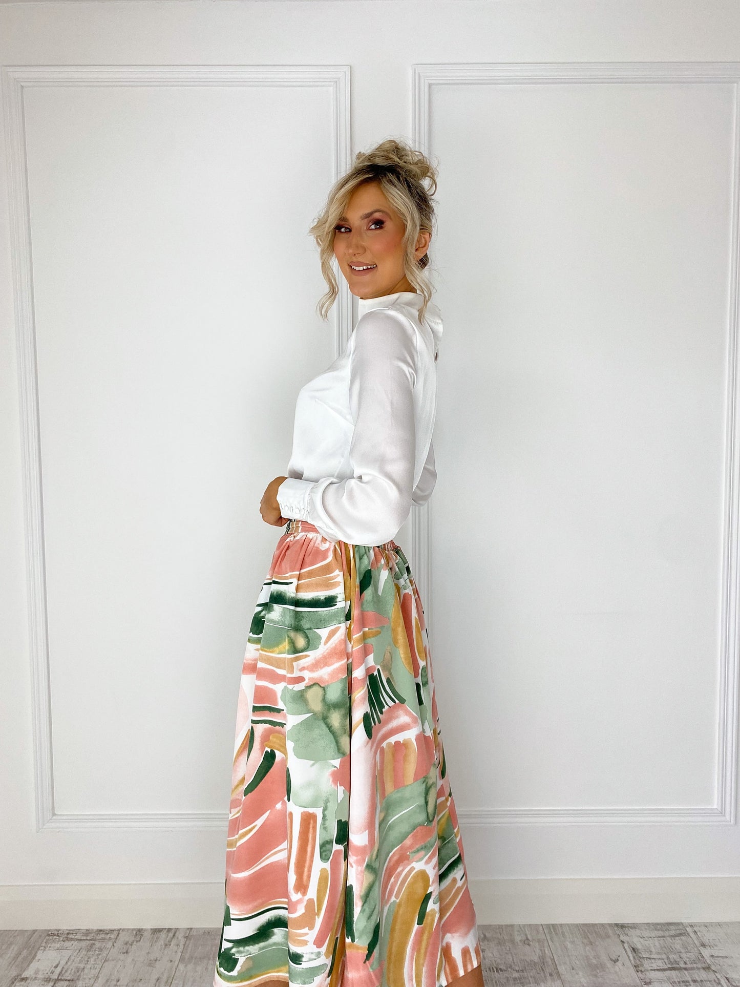 Suzanne Printed Maxi Skirt